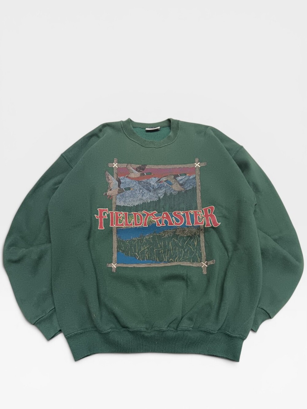 Vintage Fieldmaster Nature Graphic Crewneck Sweater Size XL